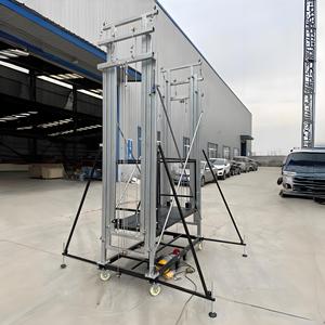 Phiên bản mạ kẽm của thang máy xây dựng giàn giáo điện điều khiển từ xa di động có khả năng chống gỉ. - Product Image 3