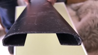Profils en plastique ABS en forme de U noirs personnalisés pour l'extrusion de cadres de portes et de fenêtres, marque LX, garantie 1 an