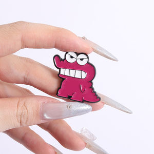 Waniyama San Rose Crocodile Émail Pin Cartoon Comic Anime Characters Broche Lapel Badge Bulk - Product Image 4
