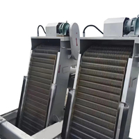 Machine à grilles rotatives automatiques pour le traitement des eaux usées, avec grilles grossières et fines, pour la collecte des déchets