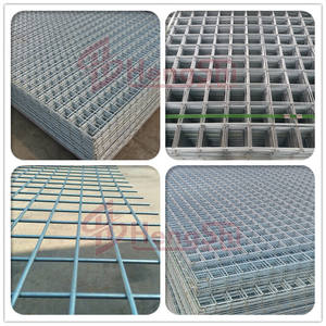 Inşaat ve endüstriyel kullanım için galvanizli çelik kaynaklı tel örgü Panel kare delik - Product Image 3