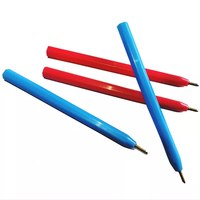 Stylos à bille hexagonaux miniatures en plastique jetables, petits stylos hexagonaux miniatures en plastique promotionnels