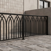 Barrière de clôture de jardin en alliage d'aluminium résistante aux intempéries, anti-corrosion salin, pour appartement en bord de mer, villa, balcon