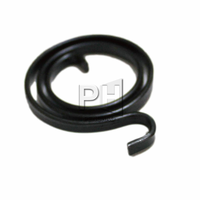 Ressorts à fil plat pour poignée de porte avec clip et lave-linge, bobine de torsadé 12/2.5 degrés