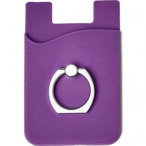 เคสโทรศัพท์มือถือซิลิโคนแบบยึดติดโลโก้ตามสั่ง เป็นมิตรกับสิ่งแวดล้อม ทนทาน พร้อมช่องใส่บัตรและห่วงจับ สำหรับใช้ในการส่งเสริมการขาย - Product Image 4