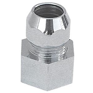 Conector de Manguera de Plomería con Tuerca Cónica Cromada MF de 3/8 x 3/8 de Diámetro - Product Image 1