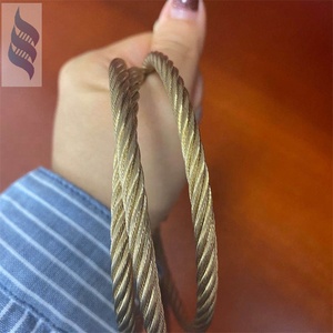 Copper Plated Wire Saw Wire Rope 6*19 + iwrc-4.9mm Cutting Diamond Marble - Product Image 5