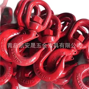 Crochet de grue pivotant Kai Ansheng en acier au carbone thermolaqué, force de rupture de 1 à 15 tonnes, pour l'industrie générale - Product Image 4