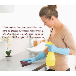 주방 청소 매직 스크러빙 그릇 브러시 냄비 녹 오염 제거 스폰지 - Product Image 4