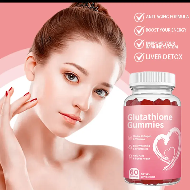 महिलाओं का सबसे अच्छा पूरक विटामिन स्ट्रॉबेरी स्वाद प्रकृति कैंडी ग्लूटाथियोन त्वचा सफेद होने वाली मसूदी