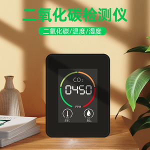 Monitor de Calidad del Aire, CO2, Temperatura, Humedad, Pantalla LED Digital, Detector Interior, 450 PPM, 23C, 65% RH - Product Image 3