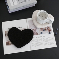 Sous-verres en peluche créatifs style Ins sur le thème de l'amour pour la décoration de fond photo, la décoration intérieure, et comme support isolant thermique