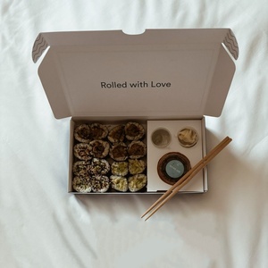 Disposable Paper <b>Box</b> Customizable Eco-friendly Food Grade Sushi <b>Box</b> Takeaway - Product Image 4
