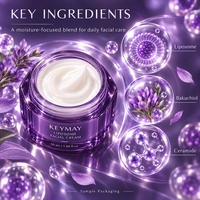 Crème Visage Anti-rides Raffermissante Hydratante en Profondeur au Bakuchiol Liposomique et Céramide, Marque Blanche, Végane, OEM ODM, Soins de la Peau
