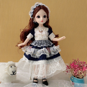 Vente Flash : Poupée BJD de 30 cm au design tendance, adorable et vive, avec vêtements en tissu - Product Image 6