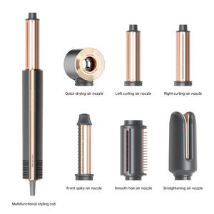 2025 Meilleure vente Styler multifonction créatif tout-en-un à moteur sans balais 3 vitesses pour différents styles de cheveux, pour coiffer, lisser et boucler - Product Image 4