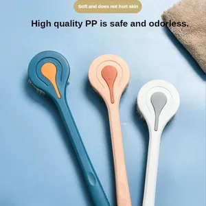 <b>Long</b> <b>Handle</b> Bath <b>Brush</b> Soft Hair Back Bath <b>Brush</b> Bathroom Body Bath <b>Brush</b> Back Scrubber Shower Exfoliation <b>Brush</b> - Product Image 3