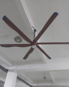 12ft Decorative LED High Brightness HVLS PMSM Motor Ventilation <b>Fan</b> <b>Remote</b> <b>Control</b> OEM Customizable Silent Operation Engineered - Product Image 5