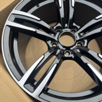Llantas de Aleación Ligeras para Automóviles de Pasajeros, 19 Pulgadas, 437M, Borde Mecanizado Brillante, Llantas de Repuesto 5X120 para BMW E90 E60 F30 F10