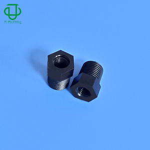 Conector de HDPE de 19.5 mm con rosca macho de 1/8-27 pulgadas a rosca hembra UNF de 1/4-28, conector recto para manguera y accesorios de tubería con rosca macho. - Product Image 5