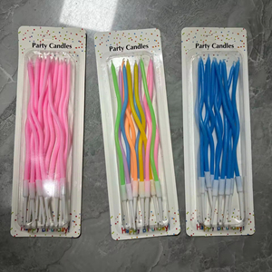 Bougies d'anniversaire courbées en gros, bougies décoratives pour pâtisserie, décorations de gâteaux, bougies pour gâteaux de mariage et d'anniversaire - Product Image 6