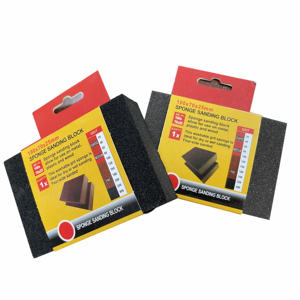 100x70x25mm sünger zımpara blok köpük el aşındırıcı araçlar için Metal cilası ahşap kaba orta ince dört tarafı zımparalanmış 60-240 # - Product Image 1