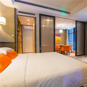 Ensemble de meubles de chambre à coucher en bois de panneaux modernes de luxe pour hôtel 5 étoiles et appartement, utilisation commerciale haut de gamme - Product Image 5