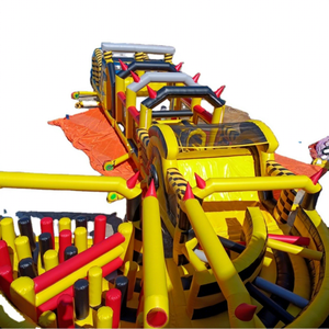 CE Commercial Bounce House Carrera <span class=keywords><strong>de</strong></span> obstáculos y laberinto inflable 6m x 4m PVC Ecológico Garantía <span class=keywords><strong>de</strong></span> 3 años - Product Image 1