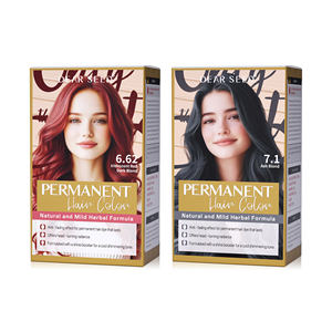 Cool Shimmering <strong>Hair</strong> <strong>Dye</strong> Herbal Permanent Color with Shine Booster Anti-Fading &amp; Head-Turning Radiance for Game Day Style - Product Image 1