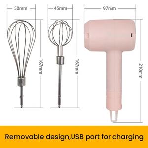 Batteur à œufs intelligent portable électrique personnalisé avec logo, petits gadgets de cuisine intelligents pour la maison, outils et gadgets de cuisine 2022 - Product Image 2