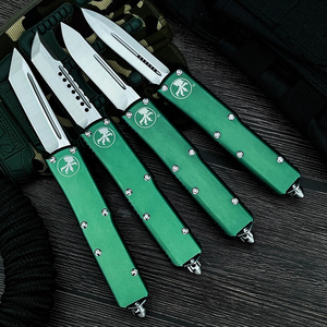Micro Knife Tech - Navaja de Bolsillo con Hoja D2, Mango de Aleación de Aluminio, para Pesca, Camping, Caza, <span class=keywords><strong>T</strong></span>áctica, Uso Diario (EDC) - Product Image 4