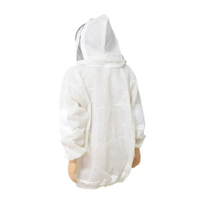 Veste d'apiculture en coton à trois couches de haute qualité combinaison de protection à capuche avec voile à glissière costume d'abeille à trois couches ventilé - Product Image 3
