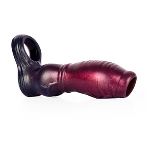 Préservatif en silicone épaissi Alien Dog-knot Barrel Hollow pour hommes, dispositif de masturbation portable, préservatif en cuir pour le sexe - Product Image 4