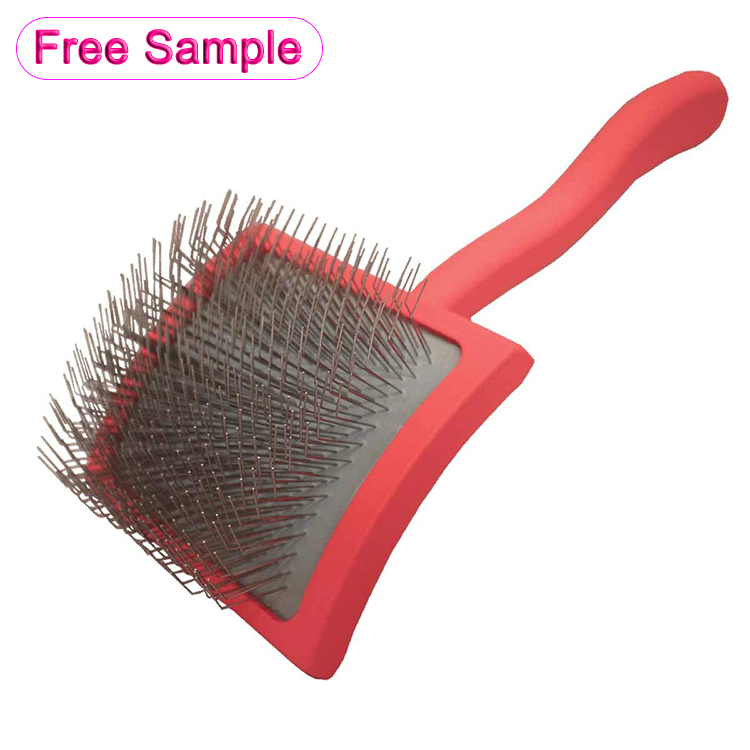 Needle Pin Rake Supplies OEM Deshedding Stainless Steel Pet Cat and Dog Comb Brush Grooming