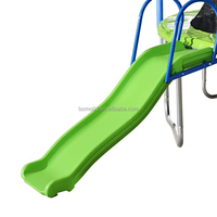 Trampoline d'extérieur Zoshine 10/12/14/16FT durable avec balançoire et toboggan en métal résistant pour le plaisir des enfants