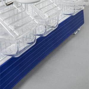 Toptan istiflenebilir kuş kafesleri yetiştiriciliği kuşlar kafes küçük kuşlar kafes yetiştiriciliği kafes slayt-out tepsi ile - Product Image 5