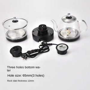 High Quality Portable Cordless Automatic Tea <b>Kettle</b> Stainless Steel Boil-Dry Protection Digital Control 1.0L Capacity Hotel - Product Image 6