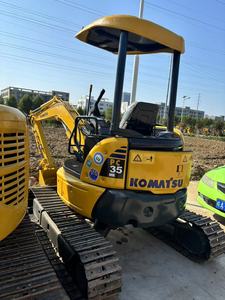 Komatsu PC35 Hydraulic <b>Mini</b> Crawler Excavator for Construction Big Sale Good Condition Used <b>PC</b> 35 with Good Quality - Product Image 2
