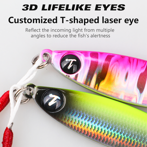 Señuelo Duro <span class=keywords><strong>de</strong></span> Hundimiento Lento Micro Jig 7-25g <span class=keywords><strong>de</strong></span> Alta Densidad con Ojos 3D para Pesca <span class=keywords><strong>de</strong></span> Trucha, Lubina, Panfish, Pesca en Hielo y Pesca Ligera en <span class=keywords><strong>Agua</strong></span> <span class=keywords><strong>Dulce</strong></span> - Product Image 2