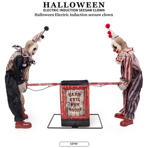 <span class=keywords><strong>Payaso</strong></span> Mecánico Eléctrico Gigante de Halloween con Sensor para Exteriores, Accesorios y Adornos Decorativos para Casas Embrujadas - Product Image 4