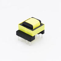 Transformateur de puissance monophasé Tianyi LCP Bobbin PLC EE16 à sortie unique, à noyau de ferrite, enroulement en cuivre, 20KHz-500KHz, CE CQC, à découpage