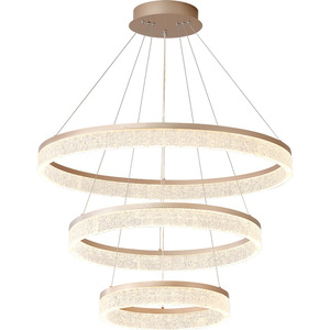 Multi Layered Circular Led Chandelier Round Pendant <b>Light</b> For Living Room <b>Dining</b> Room Bedroom Home Interior Decoration - Product Image 5