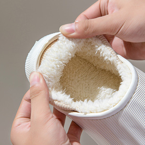 Nouveaux modèles hiver de haute qualité maison en peluche imperméable fourrure sabots coton femmes et hommes maison pantoufles bas prix usine - Product Image 6