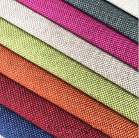 Tissu d'ameublement pour canapé en lin imitation de haute qualité, coloré, bicolore, 100% polyester, aspect lin