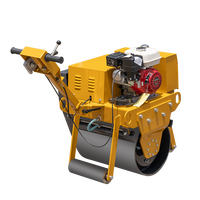 Mini-compacteur routier hydraulique diesel à tambour unique, livraison rapide, avec service de garantie