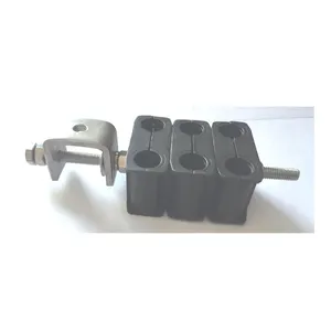Double Hole Type Feeder Cable Clamp 6 Way for 6pcs of 1/2 in Superflexible Cable . use