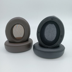 Ear <b>Pads</b> For Edifier W855BT Headphones Black And Brown Replacement Protein Leather Ear <b>Cushions</b> With Noise Isolation - Product Image 4