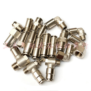 Stainless Steel <b>Quick</b> Connect Straight <b>Connector</b> PC4 01 PC6 03 PC8 02 Threaded Pneumatic Fitting - Product Image 2