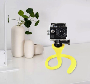 Caméra sans fil à distance, bâton de selfie flexible, clip, trépied, <span class=keywords><strong>support</strong></span> de téléphone pour voiture, caméra d'<span class=keywords><strong>action</strong></span>, vélo - Product Image 4