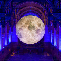 Grand Ballon de Lune Gonflable Planète Boule Décoration Extérieure Publicité Sphère de Lune Gonflable Géante avec Lumière Led
